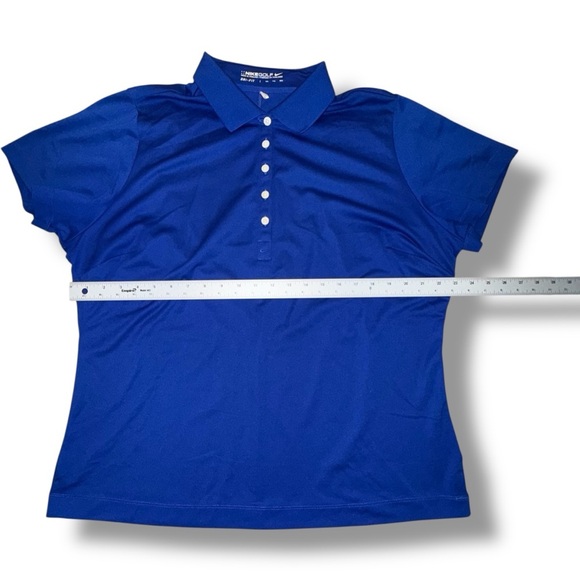 NIKE GOLF Performance Dry Fit Women’s Polo - 2XL Royal Blue - Picture 7 of 12